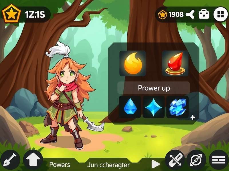 Zooming Ginger Enchanter gameplay screenshot
